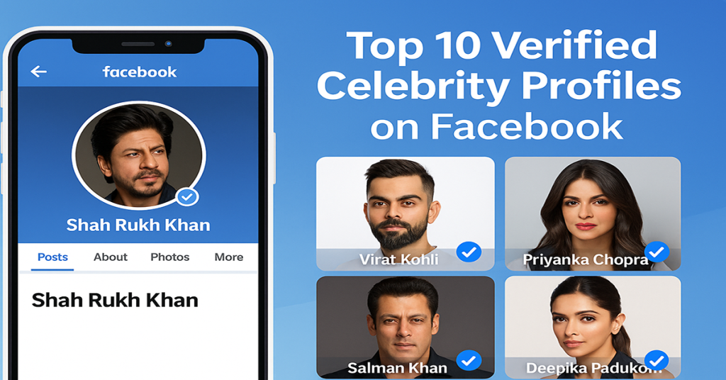 Top 10 Celebrities with Verified Facebook Profiles