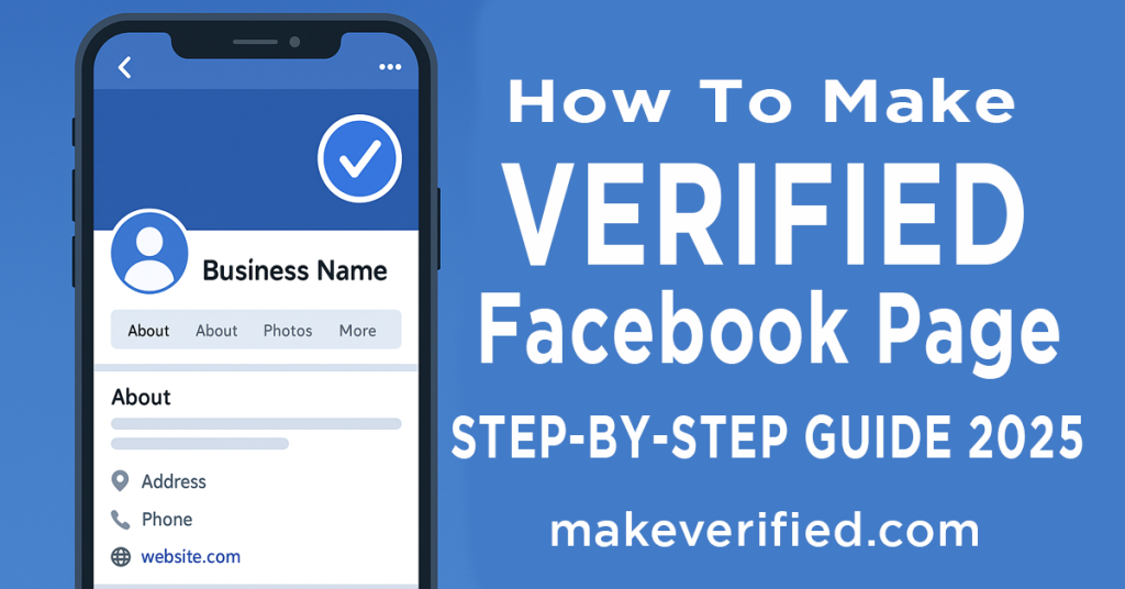 Facebook Page Verify Kaise Karein