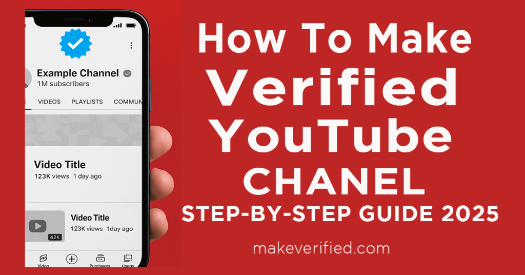YouTube Channel Verified Kaise Karein