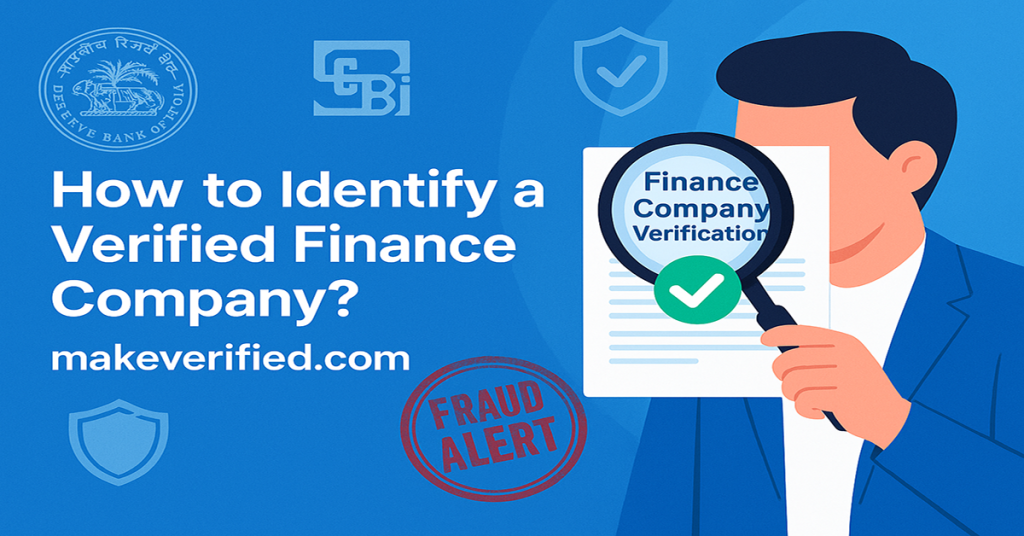 How to Identify a Verified Finance Company