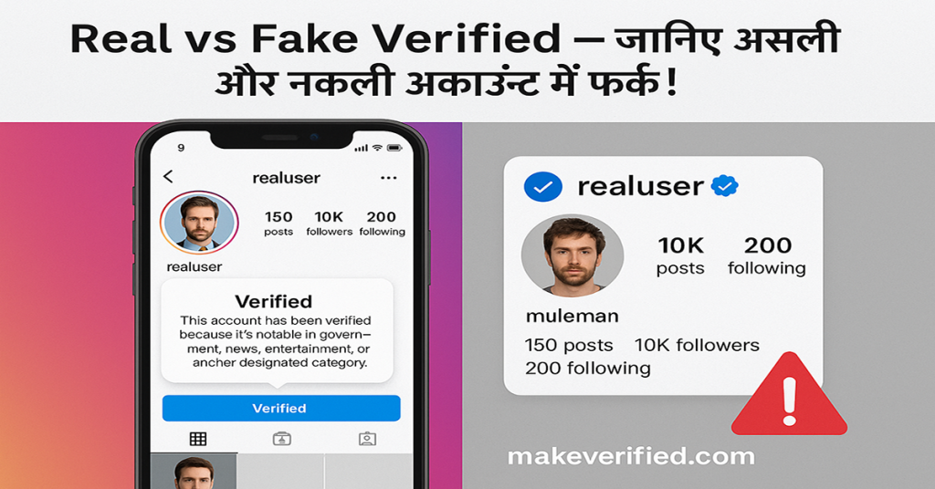 Real vs Fake Verified