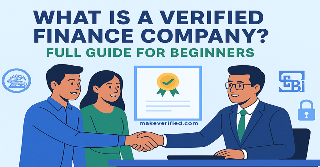 What is a Verified Finance Company
