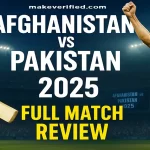 Afghanistan vs Pakistan