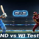 IND vs WI Test Live